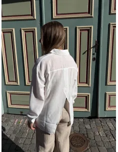 VMELIZABETH LS SLIT SHIRT