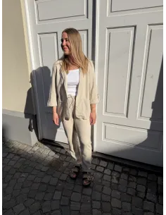 VMJESMILO 3/4 LOOSE BLAZER WVN GA NOOS 2