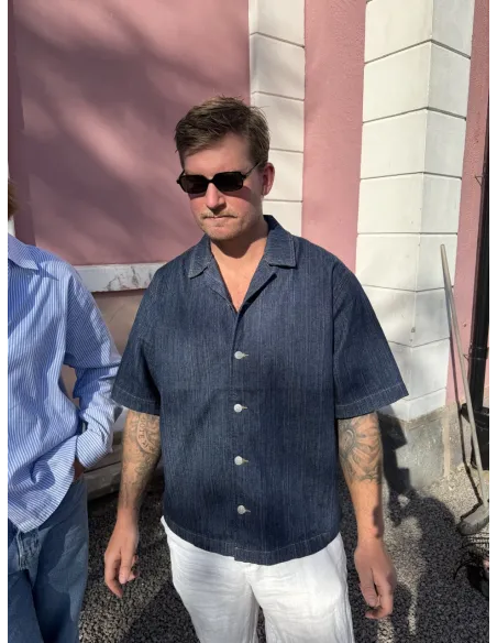 ONSWAYNE S/S DB 7354 AZG DNM SHIRT