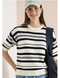 CECIL KNITTOPP RANDIG S/S