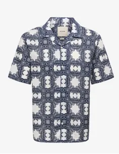ONSCAIDEN REG FIT AOP LINEN BLEND 2