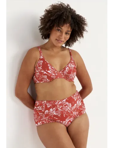 Ulricehamn bikini bra RED FLOWERS