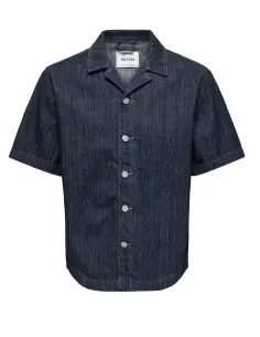 ONSWAYNE S/S DB 7354 AZG DNM SHIRT 2