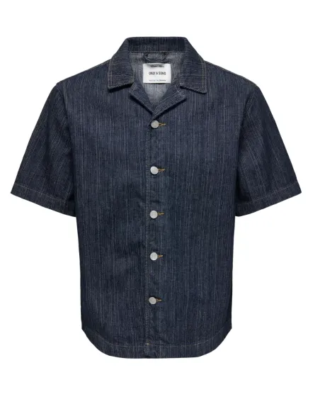 ONSWAYNE S/S DB 7354 AZG DNM SHIRT