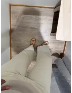 SLWWIDE BEA-KORI ECRU HW JEANS 2