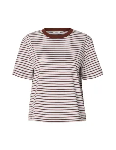 SLFESSENTIAL SS STRIPED BOXY TEE NOOS 2