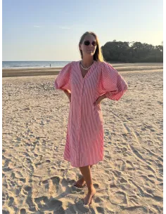 ONLROLLY MIDI STRIPE DRESS