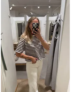 PCSADIE SS BOXY TOP JRS NOOS