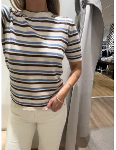 OBJESTER S/S NEW KNIT PULLOVER NOOS