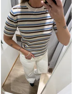 OBJESTER S/S NEW KNIT PULLOVER NOOS 2