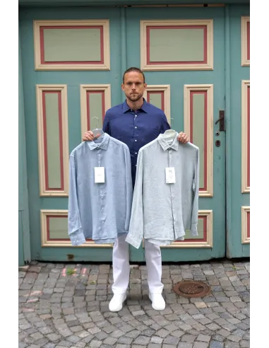 SLHREGKYLIAN-LINEN SHIRT LS CLASSIC