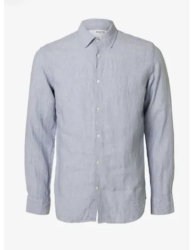 SLHREGKYLIAN-LINEN SHIRT LS CLASSIC