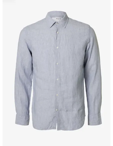 SLHREGKYLIAN-LINEN SHIRT LS CLASSIC