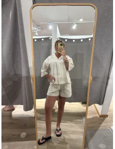 JXGLOBAL WAFFLE RESORT SHIRT