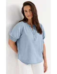 Lea denim top
