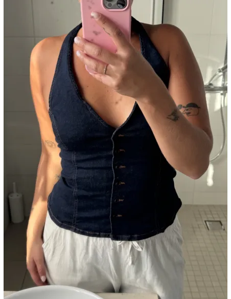 PCDAISY HALTERNECK TOP