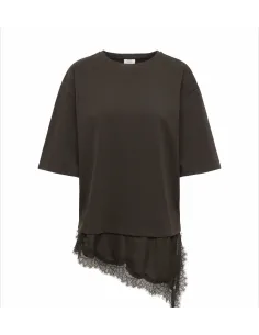 JDYALMA 2/4 LACE DETAIL T-SHIRT 2