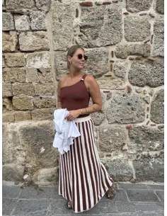 SLFLINA HW KNIT LONG SKIRT