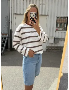ONLSONNY HW WIDE DNM SHORTS