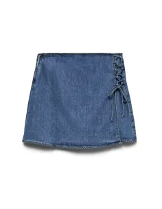 VMVILDA MR SHORT DENIM WRAP SKIRT YO3111
