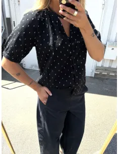 VMPRETTY DOBBY SS SHIRT