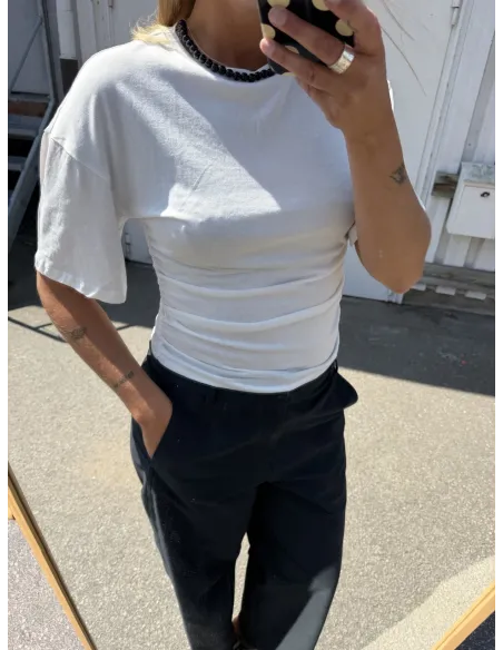AWNAVARO 2/4 O-NECK TOP NOOS