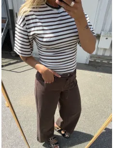 OBJROSIE MW WIDE JEANS NOOS