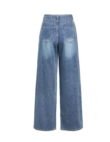 OBJROSIE MW WIDE JEANS NOOS