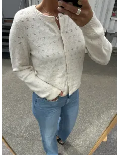 VMDOFFY STITCH LS O-NECK CARDIGAN NOOS 2