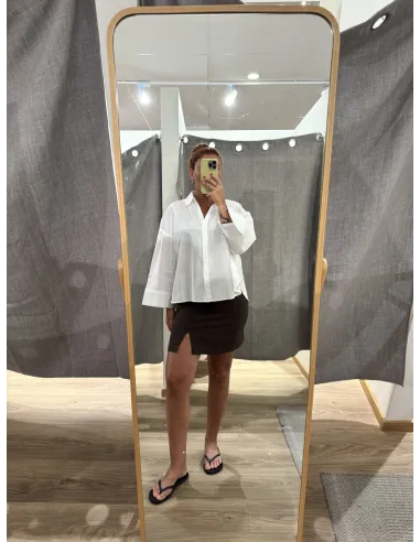 PCBOZZY HW SLIT SKIRT NOOS