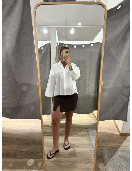 PCBOZZY HW SLIT SKIRT NOOS