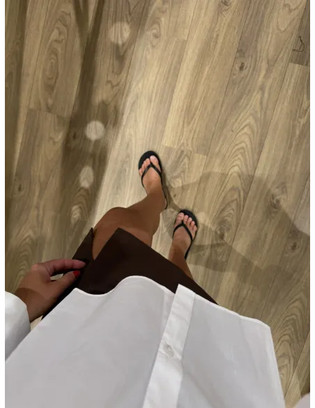 PCBOZZY HW SLIT SKIRT NOOS
