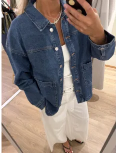 VMJAMIE LS DENIM SHACKET