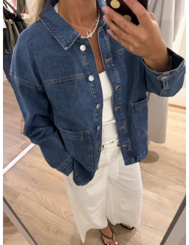 VMJAMIE LS DENIM SHACKET