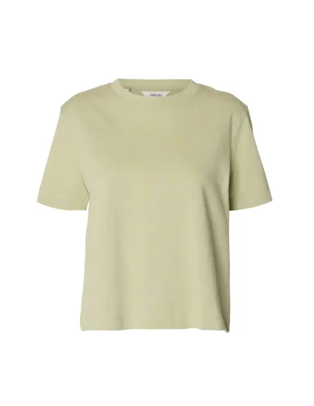 SLFESSENTIAL SS BOXY TEE NOOS