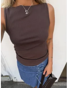 PCMAY BOATNECK TOP
