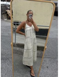 OBJFRAME SINGLET DENIM DRESS