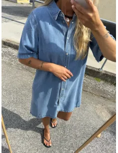 OBJFRAME 2/4 RE DENIM DRESS 2