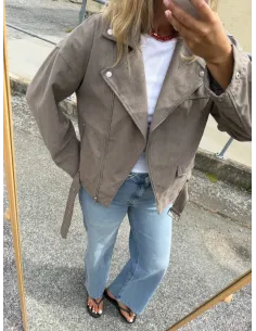 JXFRIDA ROCKY BRUSHED BIKER JKT 2
