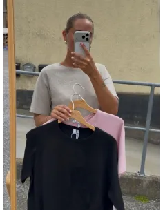 PCBREE SS O-NECK KNIT NOOS