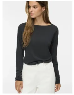 VIMODALA BOATNECK L/S TOP - NOOS