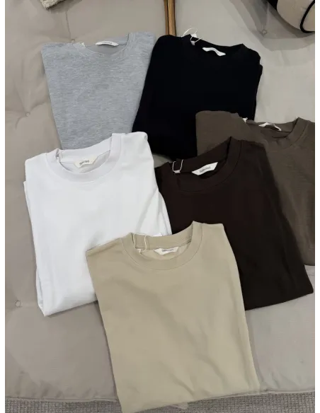 SLHLOOSEOSCAR SS O-NECK TEE NOOS
