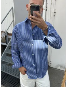 SLMRLXSANDER ISAK POPLIN LS SHIRT