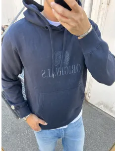 JORFREDERIKSBERG MONOGRAM SWEAT HOOD SN | Sky Captain | L | 2