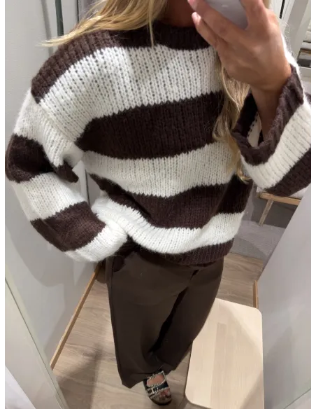 PCDORTHEA LS CHUNKY KNIT