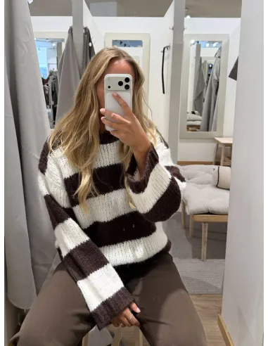 PCDORTHEA LS CHUNKY KNIT