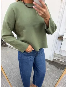OBJREYNARD SQUARE SLEEVE O-NECK NOOS