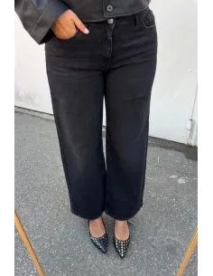 PCSILKE MW WIDE JEANS BL NOOS 2