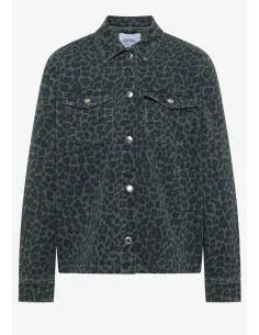 Cecil Jeansjacka Leopard Print