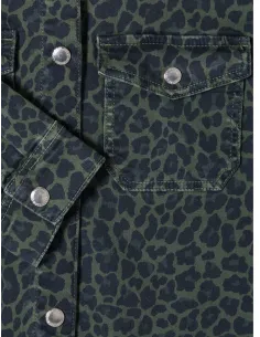 Cecil Jeansjacka Leopard Print 2